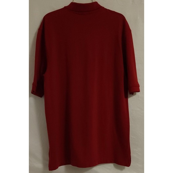 Texas Tech Red Raiders Polo Shirt Mens Medium Antigua Red Short Sleeve - Picture 3 of 6